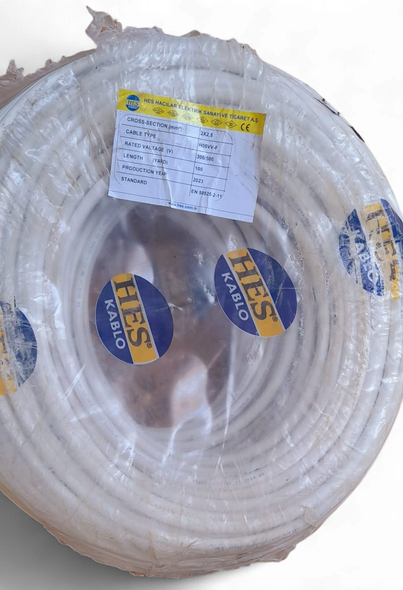 CABLE 2.5MM 2C ROUND FLEX HES TURKEY ROLL
