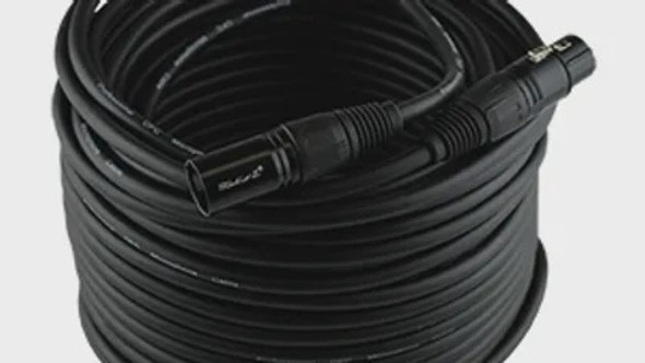 LEAD XLR MALE TO XLR FEMALE 50' ZMC-24XMXF-50BP STUDIO Z