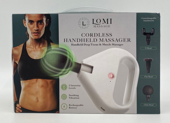 MASSAGER LOMI CORDLESS HANDHELD LOMM1108WH