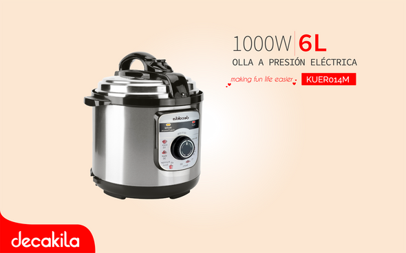 PRESSURE COOKER DECAKILA 6L ELECTRIC KUER014M