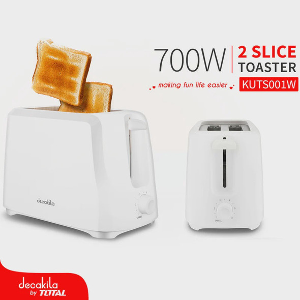 TOASTER 2 SLICE DECAKILA KUTS001W