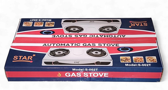 STOVE 2 BURNER STAR S-002T TABLE MODEL STAINLESS STEEL