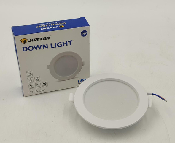LIGHT LED PANEL 9W JORTAN JT-ID-9W ROUND WHITE 6500K 110-265V