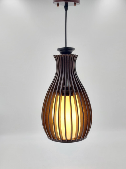 LIGHT FIXTURE PENDANT 1-BULB 1090-1BROWN LED