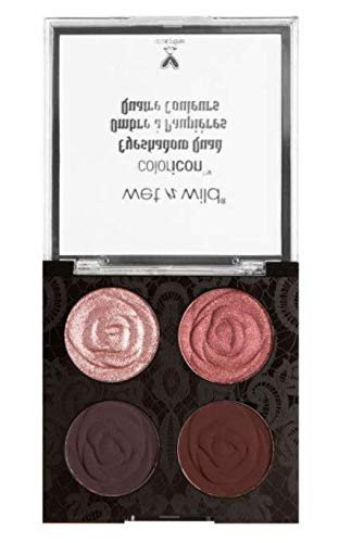 Makeup Eyeshadow Quad wet n wild Rebel Rose Color Icon