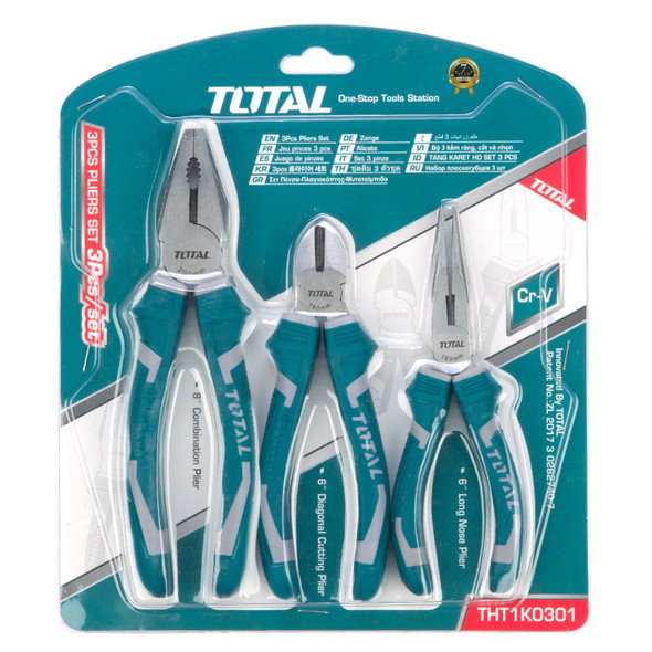 PLIERS 3PCS COMBINATION TOTAL THT1K0301