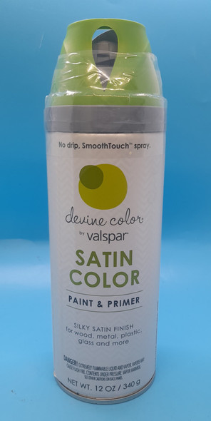 TIN SPRAY VALSPAR GLOSS DEVINE SATIN APPLE
