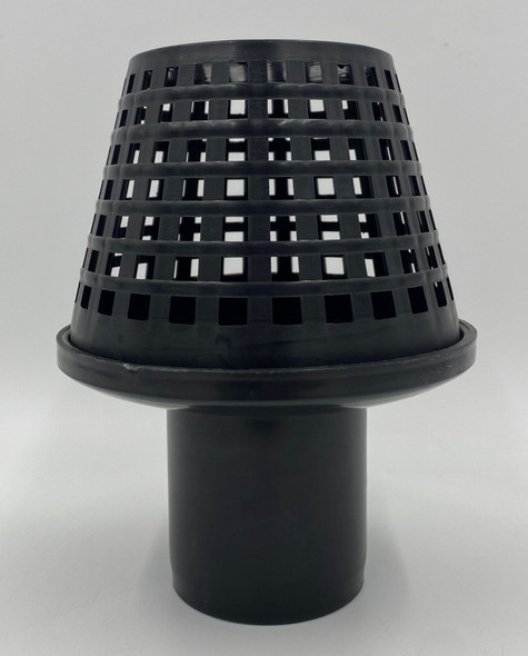 WATER PUMP STRAINER 3" BLACK PLASTIC CONE