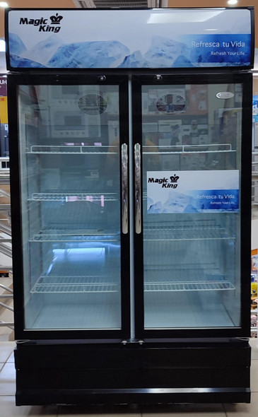 COOLER DISPLAY MAGIC KING SC-670LP 23.6CF DOUBLE DOOR