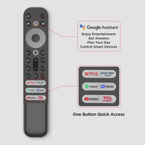 TELEVISION IFFALCON 50" IFF50U62 GOOGLE SMART 4K HDR TV LED POWERED BY TCL