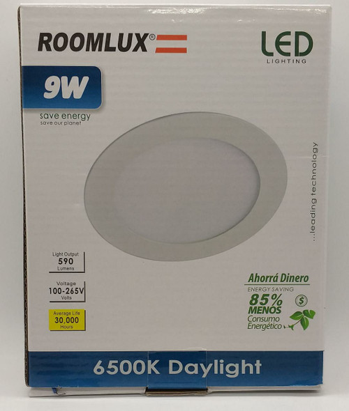 LIGHT LED PANEL ROOMLUX 9W B29705 ROUND 6500K