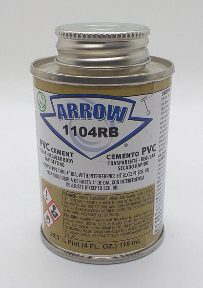 PVC PASTE CEMENT 1/4PT ARROW PVC PASTE CEMENT 1/4PT ARROW