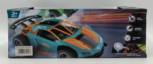 TOY CAR RC MIST SPRAY CRAZON 4WD SMOKING 333 1:14 SCALE 27MHZ REMOTE CONTROL 333-SC21142