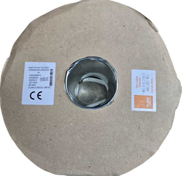 CABLE 4MM 2C FLAT W/EARTH VK/ELAND TURKIYE ROLL