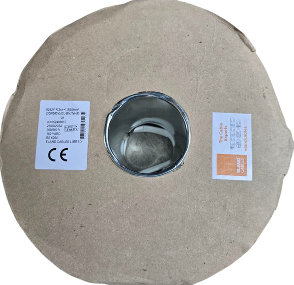 CABLE 4MM 2C FLAT WITH EARTH TURKIYE ROLL