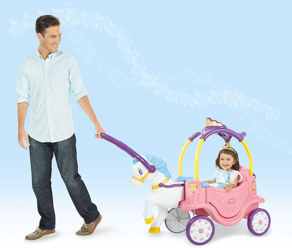 TOY RIDE ON LITTLE TIKES PRINCESS HORSE & CARRIAGE XCL642326M8 TOY RIDE ON LITTLE TIKES PRINCESS HORSE & CARRIAGE XCL642326M8