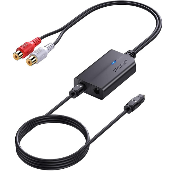AUDIO CONVERTER OPTICAL TO RCA AUTOUTLET EFU048 192K AUDIO CONVERTER OPTICAL TO RCA AUTOUTLET EFU048 192K