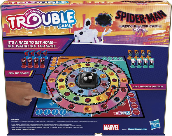 Game Hasbro Trouble Marvel The Spider-Verse Game Hasbro Trouble Marvel The Spider-Verse