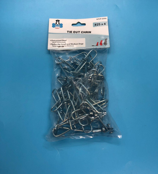 DOG CHAIN BOXER #25X6' NT1363-25/NTCP-25X6
