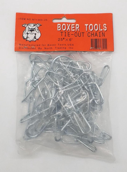 DOG CHAIN BOXER #25X6' NT1363-25/NTCP-25X6