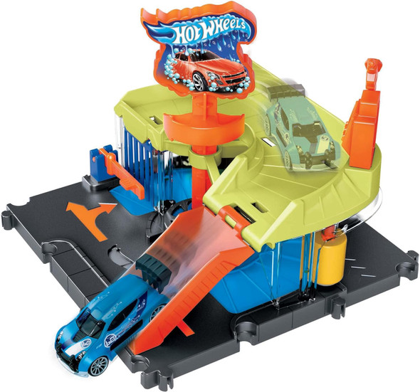 Toy Hot Wheels City Car Track Set Car Wash