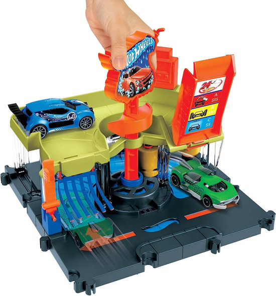 Toy Hot Wheels City Car Track Set Car Wash