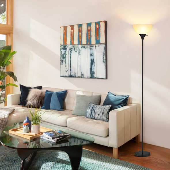 Floor Lamp Coucrek Simple Black