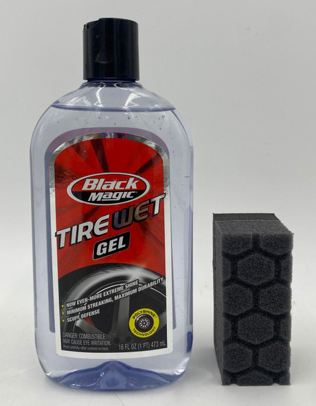 BLACK MAGIC TIRE WET GEL 5072647 0820 16fl oz BLACK MAGIC TIRE WET GEL 5072647 0820 16fl oz