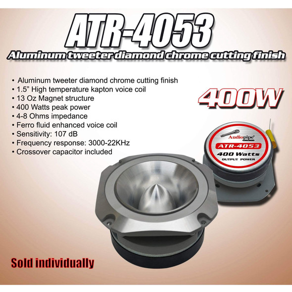 TWEETER AUDIO PIPE ATR-4053 SOLD EACH