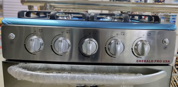 STOVE 4 BURNER EMERALD 24" STAINLESS STEEL