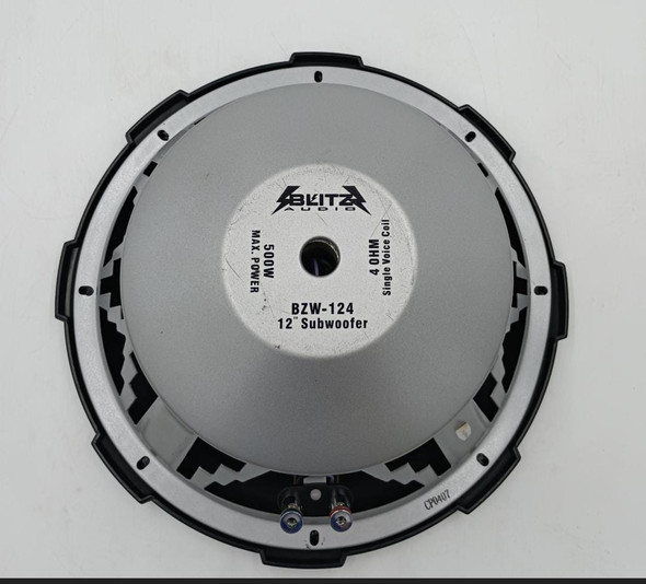 SPEAKER CAR BLITZ 12" BZW 124 WOOFER SOLD EACH