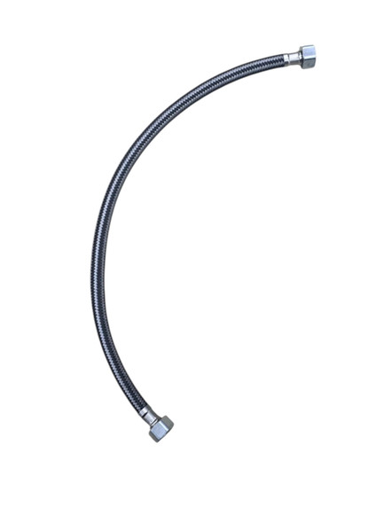 FLEX HOSE 1/2" X 1/2" X 20" METAL BRAIDED