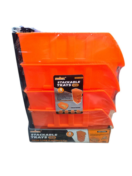 TRAY PLASTIC 4CS HORUSDY #SDY-97903 ORANGE