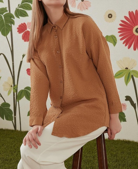 Top Tunic Beige / Camel