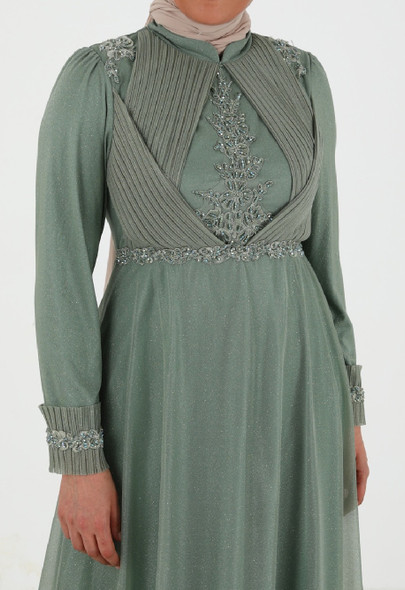 Dress Evening Occasion Rose / Mint / Plum