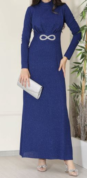 Dress Evening Occasion Sky Blue / Royal Blue