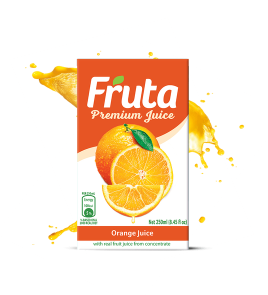 FRUTA PREMIUM JUICE ORANGE BOX 8.45fl oz 250ml