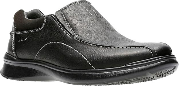 Footwear Clarks Men's Cotrell Step Slip-on Loafer Black Oily