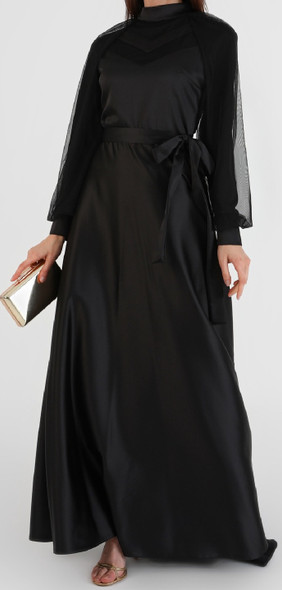 Dress Evening Occasion Satin Gold / Blush / Burgandy / Black