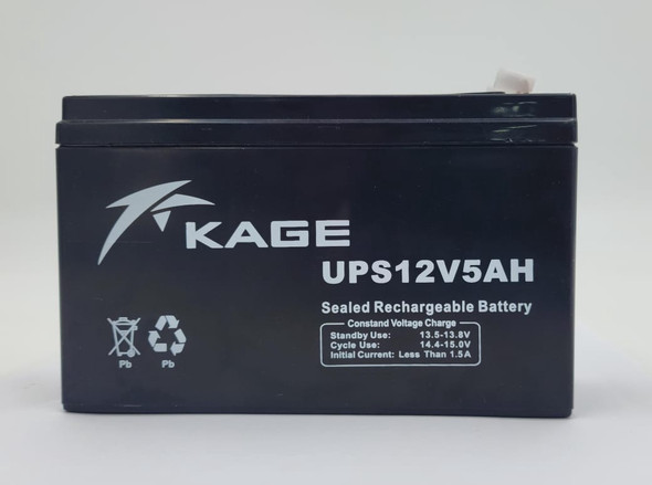 BATTERY RECHARGEABLE 12V 5AH KAGE UPS12V5AH