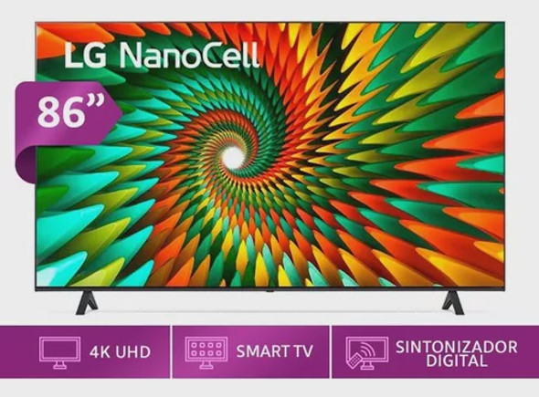 TELEVISION LG 86" 86NANO77SRA NanoCell 4K SMART TV 2023