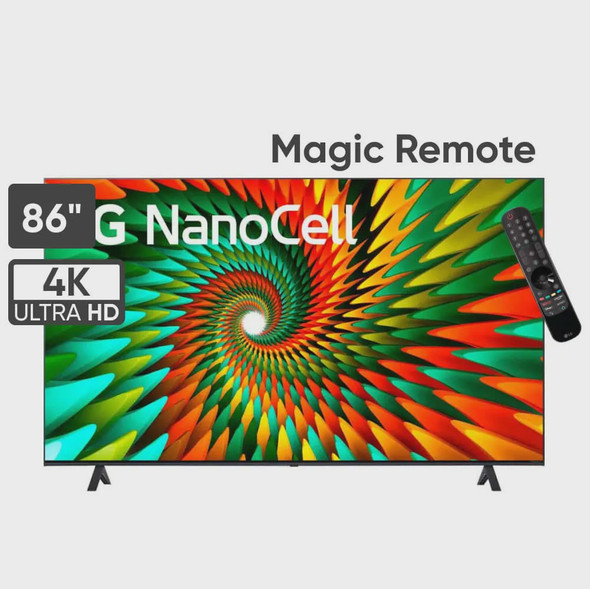 TELEVISION LG 86" 86NANO77SRA NanoCell 4K SMART TV 2023