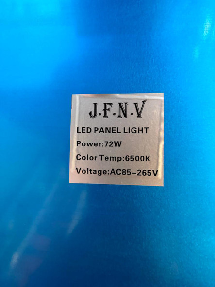 LIGHT LED PANEL 72W  2' X 4' J.F.N.V 6500K CEILING