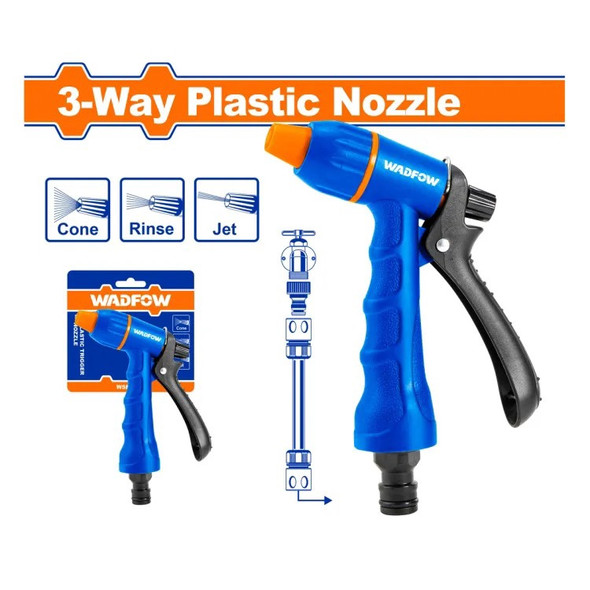 HOSE NOZZLE WADFOW 3 PATTERNS WSN1E03