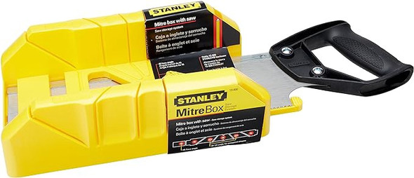 MITRE BOX STANLEY 12" 19-800 WITH SAW