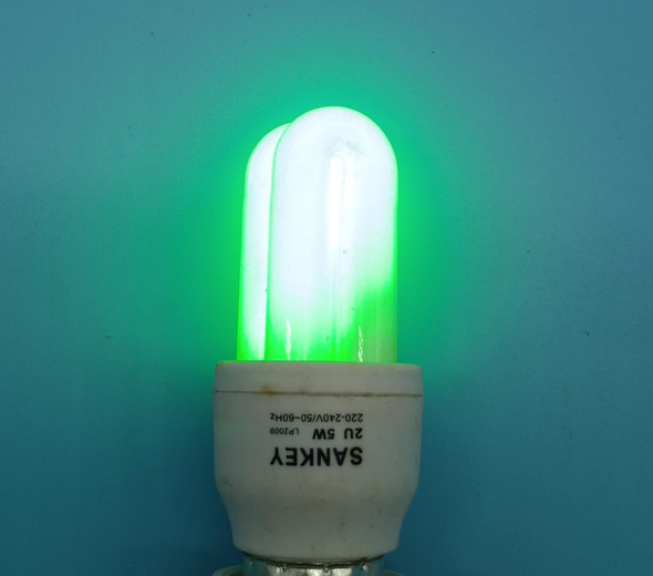 BULB ENERGY SANKEY 110V 5W 2U COLORED