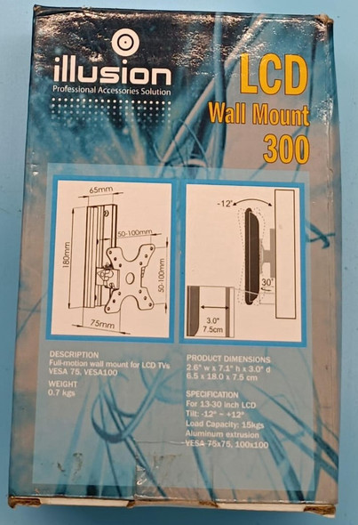 TV WALL BRACKET 13"-30" WM1006 ILLUSION 300
