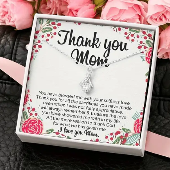 Mother's Day Necklace Silver Tone Assorted