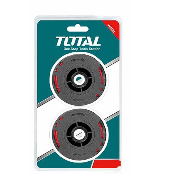 GRASS TRIMMER BRUSH CUTTER LINE SPOOL CORD 5M 1.6MM TOTAL TALS1601 2 PACK