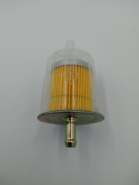 CAR GAS FUEL FILTER PLASTIC CLEAR METAL TOP KX193-5